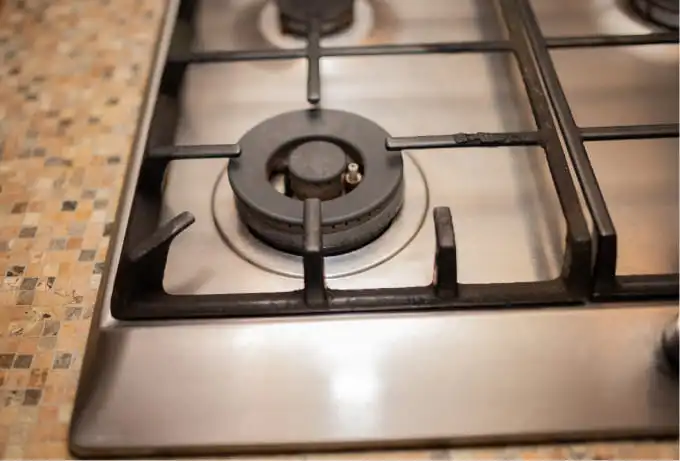 Stovetop after cleaning